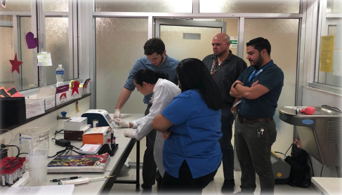 Instalación en el Hospital Escuela, Tegucigalpa, Honduras.